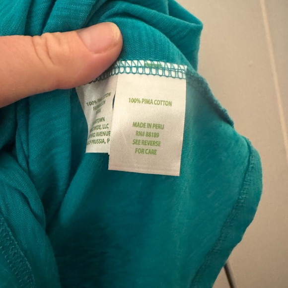 Lilly Pulitzer Gigi Ruffle Top - Water Lilly Green - Picture 6 of 6